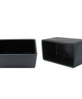 Durable PVC end caps fit 13/16 and 7/8 inch tall strut channels, protecting channel ends from damage with tool-free installation
