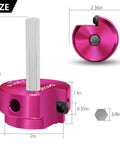 PVC Fitting Saver Two Inch Head With Three Eighths Inch Hex Shaft PVC Pipe Reamer Socket Saver Plumbing Tool dimensions