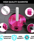PVC Fitting Saver Two Inch Head With Three Eighths Inch Hex Shaft PVC Pipe Reamer Socket Saver Plumbing Tool for Schedule Forty CPVC and ABS Hubs Fits Standard One Half Inch Drills Ideal for Water Drain Pipe Fittings Remodels and Pool Equipment