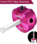 PVC Fitting Saver Two Inch Head With Three Eighths Inch Hex Shaft PVC Pipe Reamer Socket Saver Plumbing Tool For Schedule Forty CPVC And ABS Hubs Fits Standard One Half Inch Drills Ideal For Water Drain Pipe Fittings Remodels And Pool Equipment
