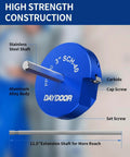 Six Piece PVC Pipe Reamer Kit With Three Quarter Inch To Four Inch Heads Includes Four Sided Carbide Aluminum Reamer