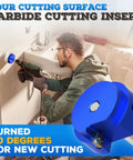 Heavy-Duty 3 Inch PVC Pipe Reamer for Standard One-Half Inch Drills Socket Saver used on bathroom sink wall