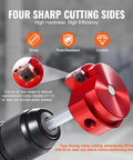 PVC Pipe Reamer Kit Drill Ready 4 Piece Set Aluminum Alloy With Size Options 1.5 Inch 2 Inch 3 Inch 4 Inch Fits PVC ABS CPVC Fittings