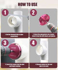 Instructions for using 2 Inch PVC Pipe Reamer Fitting Saver Socket For Schedule 40 PVC Deburring Tool Fits Standard One Half Inch Drill