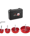 PVC Pipe Reamer Kit Drill Ready 4 Piece Set Aluminum Alloy With Size Options 1.5 Inch 2 Inch 3 Inch 4 Inch Fits PVC ABS CPVC Fittings