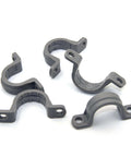 5 PVC pipe straps with two holes in a 12 Pack Three Quarter Inch PVC Pipe Straps With Two Holes Plastic Conduit Strap For PVC Pipes Conduit UL Listed
