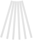 Six Piece Set Of Half Inch Schedule 40 PVC Pipe 17 Inch Length White For Indoor Outdoor DIY Projects Greenhouse Garden Farm Workshop