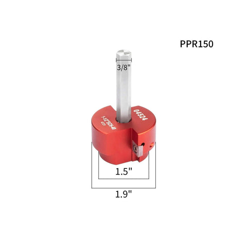 Two Wing PVC Pipe Reamer With Carbide Inserts For Stable Fast Pipe Prep Fits Standard Half Inch Drills And One And A Half Inch Head
