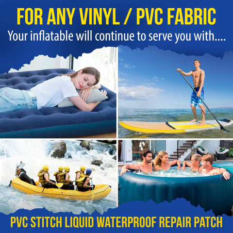 Heavy Duty Patch Kit For Air Mattresses Water Beds Hot Tubs Above Ground Pools Bouncy Houses And Other Inflatable Gear