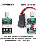 Comparison of old and new versions of Small PWM DC Motor Speed Controller with forward/reverse switch for 6V 12V 24V 28V 3A 80W motors.