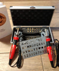 Wood and Leather Pyrography Pen Set - Best Woodburning and Leather Crafts Burner Tool Kit - 35 Different Tips - Dual Power Mode - 30W and 15W, Gourd (Aluminum Case).