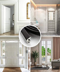 Weather Stripping Door Seal Strip - Soundproof Q-Shaped Foam for Exterior Door Frame, large gap seal, doors with seal illustration.