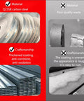 Comparison of Q235B carbon steel with thickened coating and poor quality waste metal with uneven coating