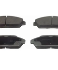 2000 Chrysler Concorde Front QC730C Ceramic Disc Brake Pad Set, showing front view and back view of pads.