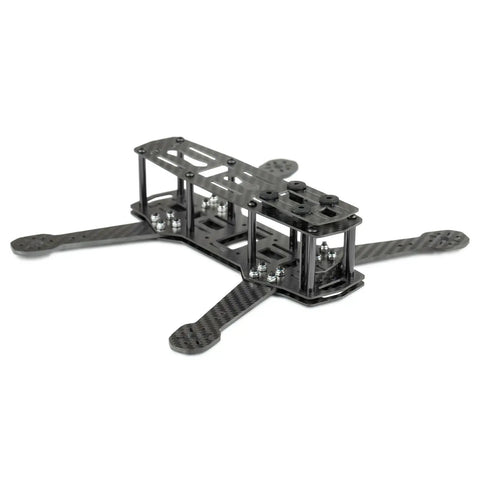 Beef Up Your RC Drones With 50Pcs M2 X 20mm Aluminum Knurled Spacer Standoff Set For FPV Quadcopters Black 4mm OD installed view