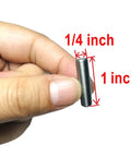 Quarter Inch Dowel Pins Kit 15 Pieces One Inch Long Metal Shelf Pins For Shelves Bunk Beds Woodworking Alloy Steel Bearings