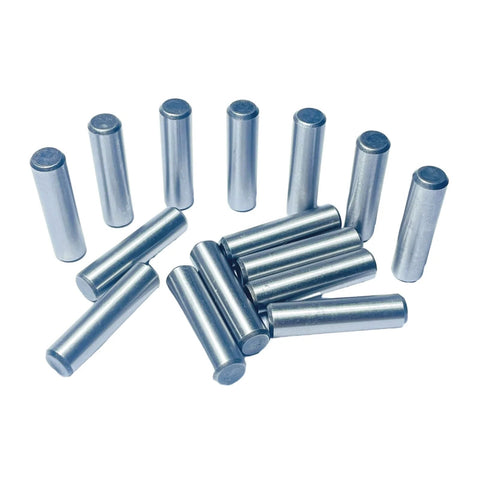 Quarter Inch Dowel Pins Kit 15 Pieces One Inch Long Metal Shelf Pins For Shelves Bunk Beds Woodworking Alloy Steel Bearings