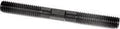 1/4-20 Driver Studs, 4.5 In OAL, Black Oxide, close-up of threaded black finish and steel material