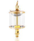One Quarter Inch Sight Gravity Drip Feed Oiler With Needle Valve And Oil Cup 100ml Capacity Threaded Connection for precise lubrication
