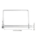 Close-up of 4 Pack Zinc Plated One Quarter Inch Safety Hitch Pins For Utility Trailers, RVs, Boats, Lawn Tractors And Farm Equipment.