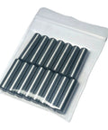 Quarter Inch Dowel Pins Kit 15 Pieces One Inch Long Metal Shelf Pins in package for woodworking and shelf support ZDingTech