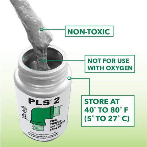 Premium Pipe Thread And Gasket Sealer For Industrial Heavy Duty High Pressure Applications Lead Free Non Hardening Paste with brush