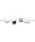 3/8 Inch Quick Connect Hose Fittings With Shut Off Check Valve For Gas, Liquid And Beer Lines, Food Grade Plastic Quick Disconnect