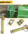 Two Pack Cat 1 Quick Hitch Adapter Bushing Kit For Category I 3-Point Tractors Include 5-1/2 Inch Top-Link Pin and Heavy-Duty Lynch Pin with Ring Replaces S14114400 and S14114200 in use