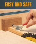Installing Dual Toggle Clamp 100 Lb Quick Release Push Pull Clamp For Woodworking Jigs in crosscut sled