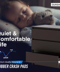 Sleeping child with teddy bear near dresser featuring 16 Inch Drawer Slides 1 Pairs (2pcs) Heavy Duty Full Extension Ball Bearing