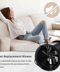 HVAC Furnace Draft Inducer Blower Motor Replacement That Fits Nordyne M1MB070ABW Nortek Intertherm Furnaces WP903404
