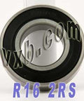 R16-2RS One inch Bore Sealed Ball Bearing 1x2x1/2 inch - VXB Ball Bearings