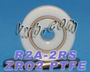R2A-2RS Full Ceramic Bearing 1/8x1/2x11/64 inch Miniature Bearings - VXB Ball Bearings