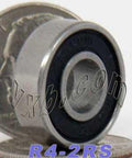 R4-2RS Bearing 1/4x5/8x0.196 inch Sealed Miniature - VXB Ball Bearings