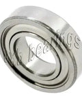 R6ZZ Hybrid Ceramic Bearing 3/8" x 7/8" x 9/32" Shielded Ball Bearing, chrome steel races, double metal shields view