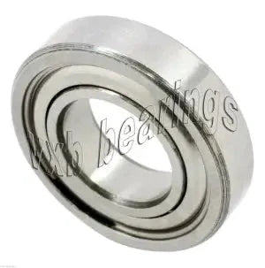 R6ZZ Hybrid Ceramic Bearing 3/8" x 7/8" x 9/32" Shielded Ball Bearing, chrome steel races, double metal shields view