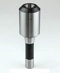 Front view of 1 Inch R8 End Mill Holder Adapter For Bridgeport Milling Tools That Holds 1 Inch Tool Shanks Tight, Hardened Alloy Forged Tool Steel, Drawbar End Thread 7/16-20, Part All-44022.
