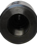 Close-up view of R8 Shank End Mill Holder for Bridgeport Milling Cutter Adapter 1 Inch Bore, heavy-duty steel, precision ground.