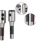 End Mill Holder Set R8 One Half To One And One Quarter Inch, 8 Piece, Bridgeport Type Milling Machine Compatible, steel construction