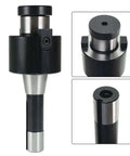 R8 Face Mill Holder With 1-1/4 Inch Arbor 7/16-20UNF Drawbar Thread Shell Mill Arbor Supports 4 To 5 Inch End Mills For Bridgeport Machines