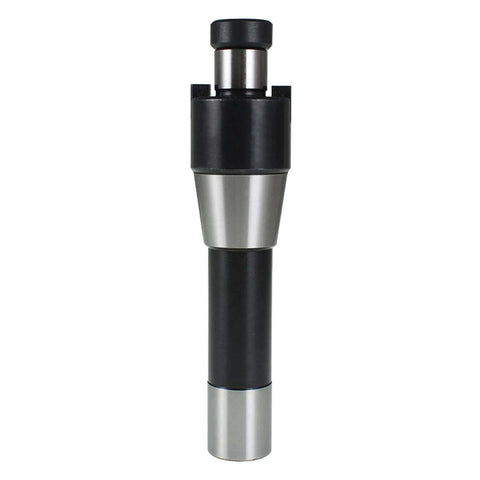 Front view of R8 Shank Shell Face Mill Arbor for Bridgeport Milling Machines 7/16-20 fit holder with stable two-sided key design