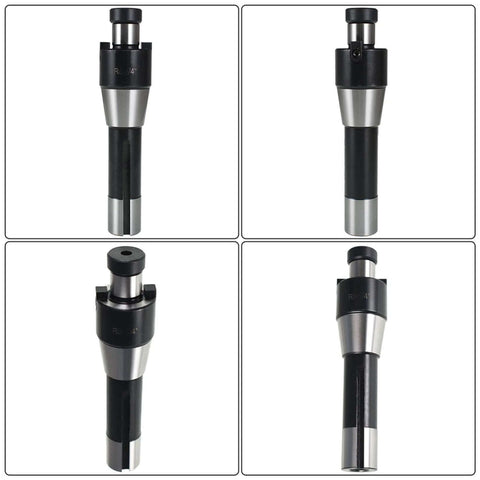 R8 Shank Shell Face Mill Arbor For Bridgeport Milling Machines 7/16-20 Fit Holder, displayed from multiple angles