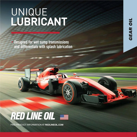 Red Line Race-Grade Lightweight Shockproof Gear Oil 58404 for Cold Weather Shifting promoting lubrication on race track