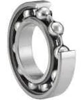 High-precision 105 mm bore radial ball bearing with a 225 mm outer diameter and straight bore, crafted from 52100 bearing steel