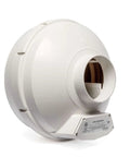 Radon Mitigation Inline Duct Fan, 260 CFM, Quiet And Energy Efficient, 4 Inch Electric Inline Fan in White, Glass Reinforced Poly Resin Construction
