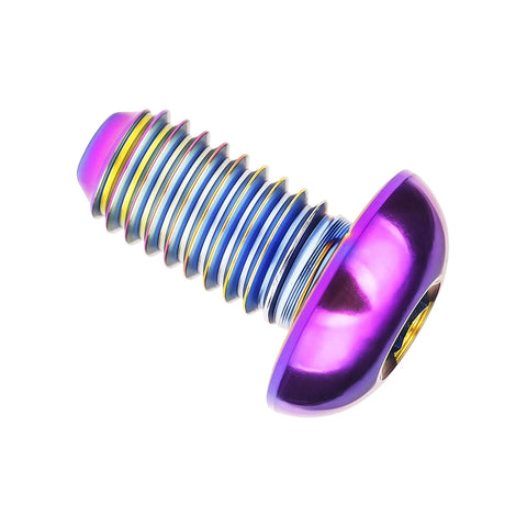 Wanyifa Titanium Bolt M3x10mm Rainbow Allen Key Head Screw for Bicycle Pack of 4