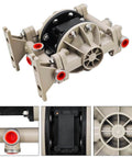 Raodelupe 66605J-3EB 1/2 Inch Plastic Diaphragm Pump Compatible with Ingersoll Rand ARO Air Compressor 66605J3EB, front and close-up views