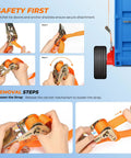 Ratchet tie-down safety guide for 8 Lug Steel Shipping Container Wheel Kit With Ratchet Tie Downs For Moving Empty 20ft To 40ft Containers