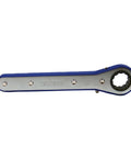 Ratchet handle included in American Made Built Tough Heavy Duty Wheel Stabilizer Pair With One Handle For RV And Trailer Stabilization Reduces Tire Sway Between Tandem Tires With Zinc Coated Steel