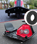 Razor Crazy Cart with 200x50 (8" x 2") tires and inner tube for smooth motion, steady alignment, and clean installation.